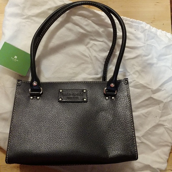 NWT Kate Spade Leather Staci Medium Tote In Black – Ourbello Kate Spade classic leather tote, NWOT